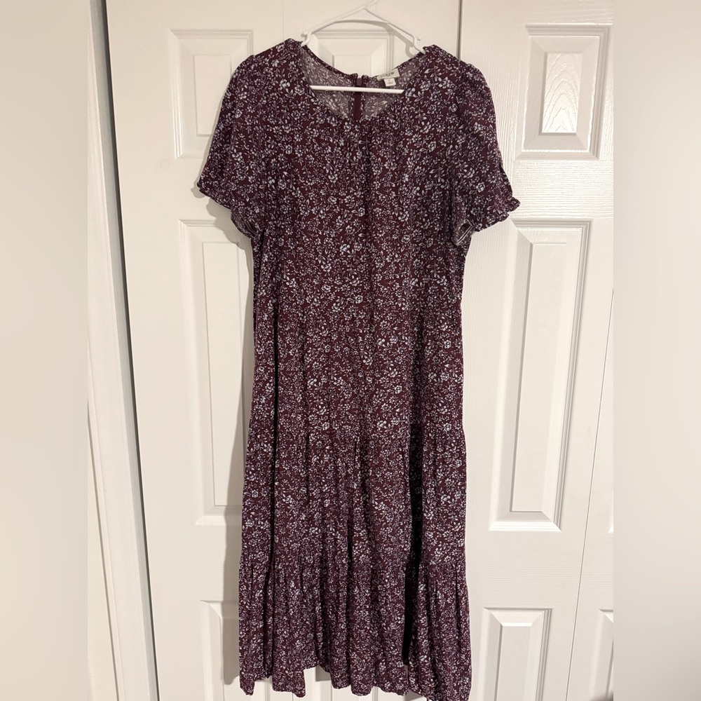 J Crew burgundy sundress